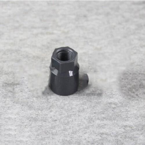 20mm ID Socket x M14 Female Thread PVC Reducer Bushing Pipe Fitting For Pressure Gage