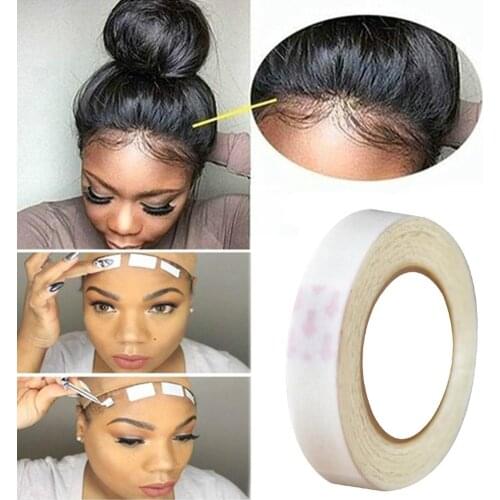 3m/Roll Lace Wig Glue Tape Long Lasting Waterproof Hair Extension Adhesive Double Sided Wig Tape