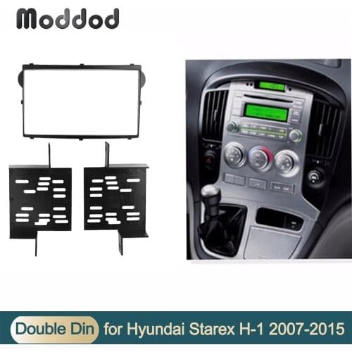 Double Din Car Radio Fascia for HYUNDAI H1 Starex iLoad i800 iMaxHeadunit Dash Kit Installation Facia Face Plate Panel Frame
