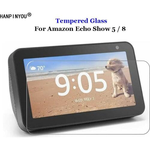 For Amazon Echo Show10 Show8 Show5 Tempered Glass 9H 2.5D Premium Screen Protector Film For Echo Shwo 10 8 5 5th Genaration 8.0"
