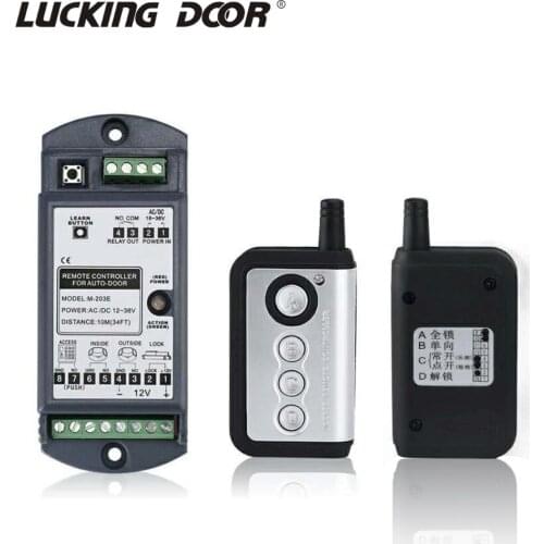 Electric Automatic glass door remote controll M-203E multi-function expander module switch with wireless transmitter