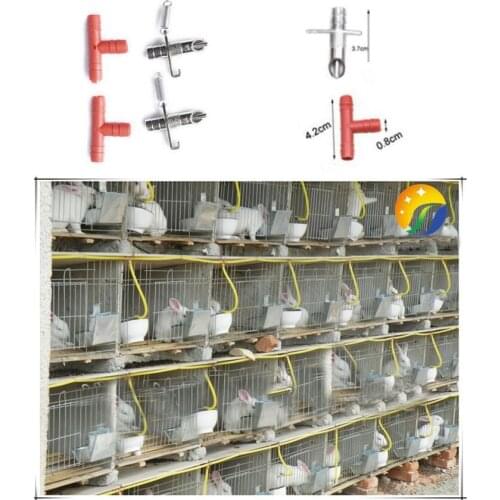 Hot Sale For Rabbit Bunny Rodents Automatic Nipple Water Feeder Drinker Waterer 20pcs Free Shipping