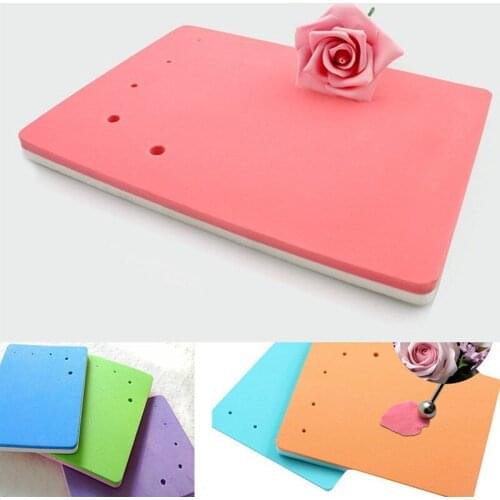 Cake Fondant Tool Size 5 Hole Sponge Cushion Modeling Tool Fondant Flowers To Dry