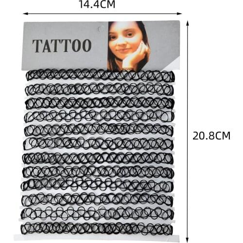 JUCHAO Chokers Tattoo