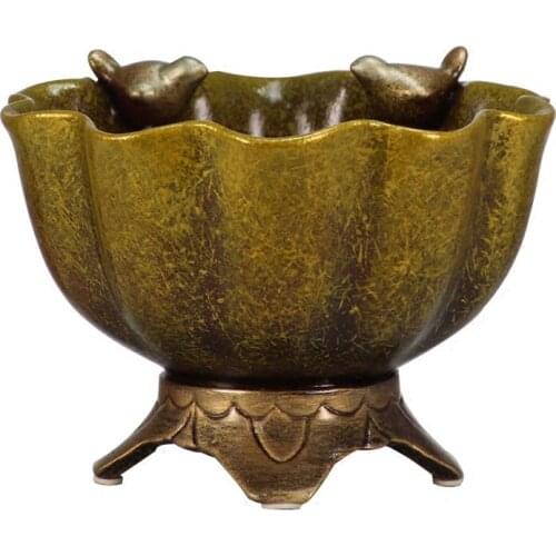 Chinese Ceramics Lotus Leaf Fish Shape Tea Pot Home Storage Dish Desktop Decor Candy Jars Storage Box Organizer Home Decoration