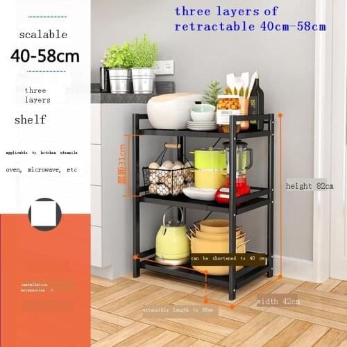 Mutfak Organizer Etagere Sink Sponge Dish Drainer Adjustable Microwave Shelf Cocina Cozinha Cuisine Kitchen Storage Rack Holder