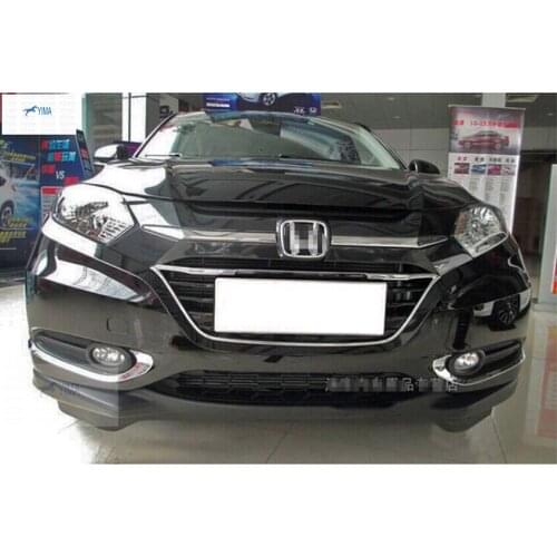 Lapetus ABS Front Fog Lamps Lights Eyebrow Eyelid Cover Trim For Honda VEZEL HR-V 2014 2015 2016 2017 Auto Accessories