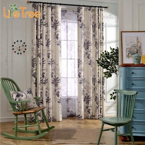 LifeTree Cotton Curtains For Windows