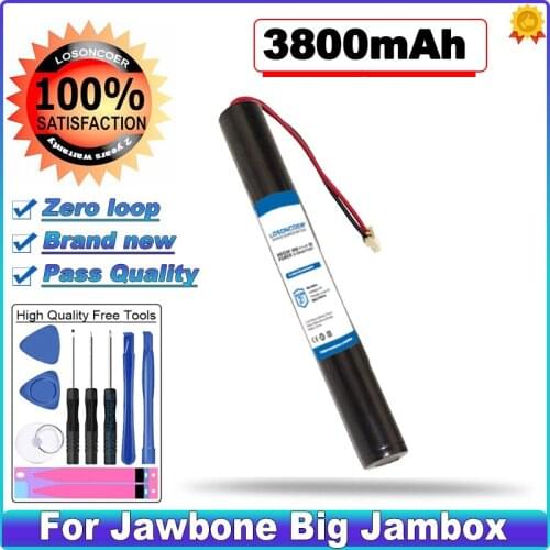 LOSONCOER 3800mAh Good Quality Battery for Jawbone Big Jambox Speaker Batteries
