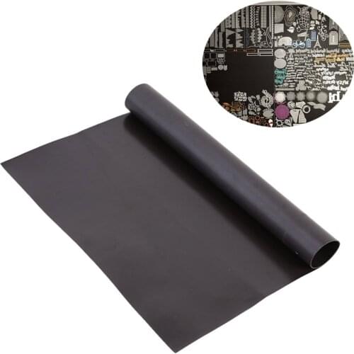 21x29.7cm Ribber Soft Black Magnetic Mats for Cutting Dies Crafts Storage One Side Fridge Magnet Easily cut into different sizes
