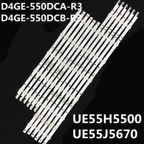 New 12 PCS/set LED strip for D4GE-550DCA-R3 D4GE-550DCB-R3 UA55J5088A BN96-30432A BN96-30431A BN96-30430A BN96-30429A