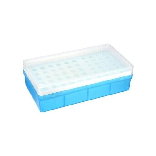 2Pcs 3 Kind of Tube Rack Polypropylene 54-Well Blue for 0.2ml, 0.5ml, 1.5ml