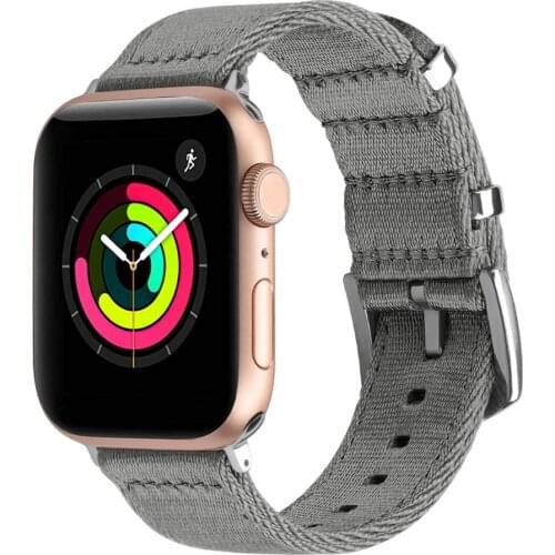 Nylon bands for apple watch 6 band 44mm 40mm sports nylon strap for iwatch se applewatch 6 5 4 3 42mm 38mm wrist bracelet belt