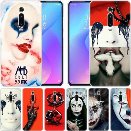 Luxury Silicone Case TV American Horror Story for Xiaomi Pocophone F1 Mi 9T Pro CC9 CC9E 9 9SE 8 A3 A2 Lite A1 5X 6X Mix3 Play