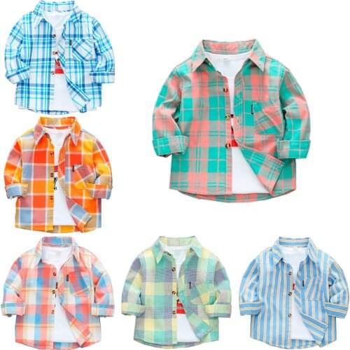 Shirt Boy Shirts Summer Baby Boy Shirt Long Sleeve Disney Lapel Mens Cotton Breathable Childrens Coat Shirt Long Sleeve