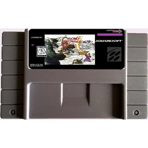 Save File Chrono Trigger NTSC 16 Big Gray Game Card For USA Version Game Player