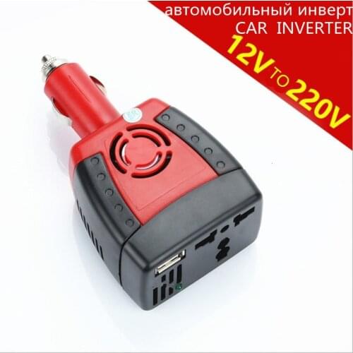 USB inverter 12v 220v 150W DC 12V to AC 220V Inverter Auto Voltage Converter USB Power Inverter Adapter with Cigarette Lighter
