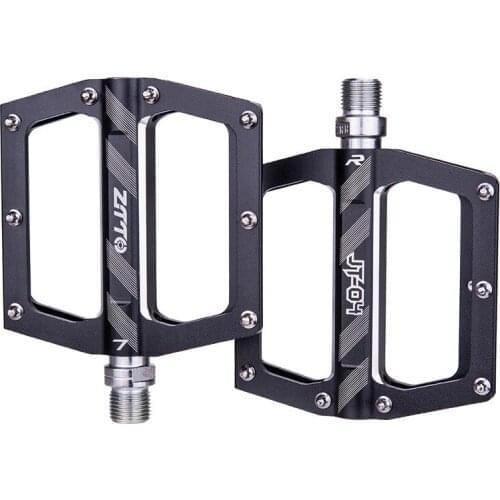 Bicycle Pedals Aluminum Alloy MTB Road Mountain Bike Pedals Anti-slip Ultralight Wide Platform Pedals