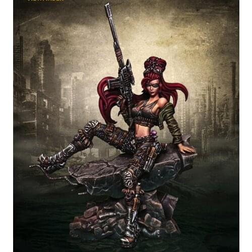 1:24 75mm Resin Figure Model Kit Unassambled Unpainted //G655(with base)