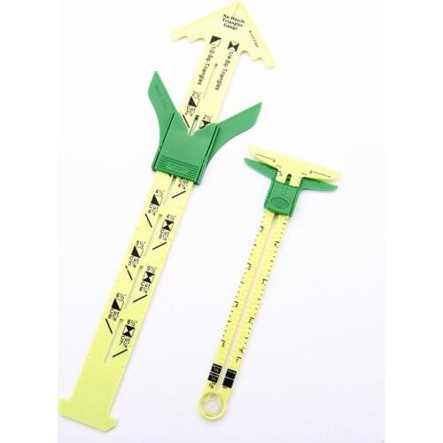 1pc Measuring Tool Carbon Fiber Vernier Caliper Rule Gauge Micrometer 5-In-1 Sliding Gauge Caliper Measuring Sewing Tool