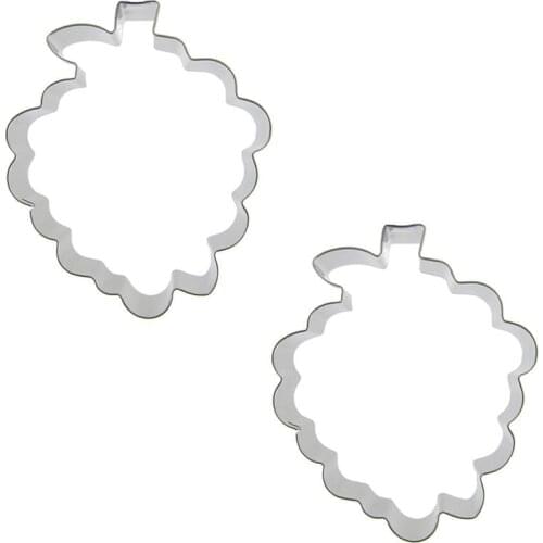 Grapes shape 2 piece biscuit cutting molds, baking tools, cake decorating soft candy tools