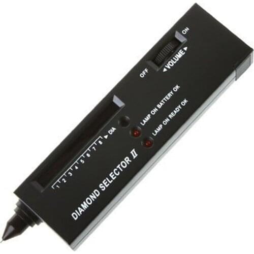 Diamond Selector II Gemstone Tester Tool, Jeweler Diamond Tester Meter Device High Accuracy Home Portable