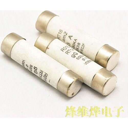 Free packet mail fuse 5A 500V 10*38 R015 ceramic fuse 20 pcs / box