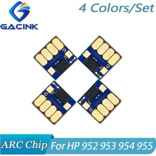 ARC Chip 4Colors/Set For HP 952 953 954 955 952xl 953xl For HP Office Pro 8710 7740 8210 8715 8720 Printer VB.2 Permanent Chip