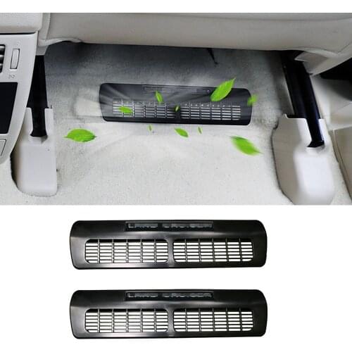 For Toyota Land Cruiser 200 J200 2015-2020 Car Seat AC Heater Air Conditioner Duct Grille Vent Outlet Cover Protective Trim