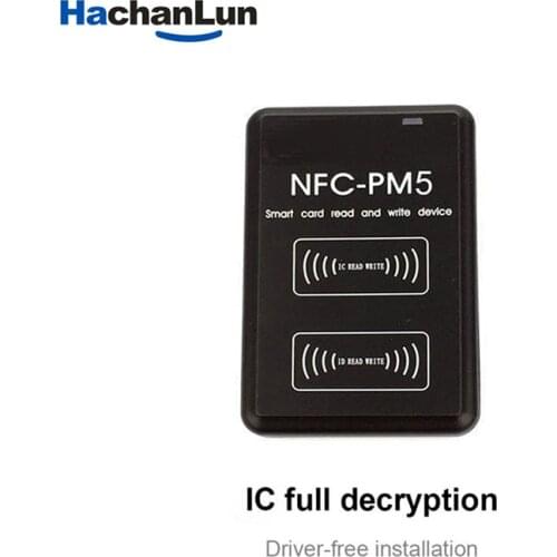 NFC PM5 IC/ID Duplicator 13.56MHZ RFID Reader NFC Full Writer Decoding Function Card Copier Decoding Function Smart Card