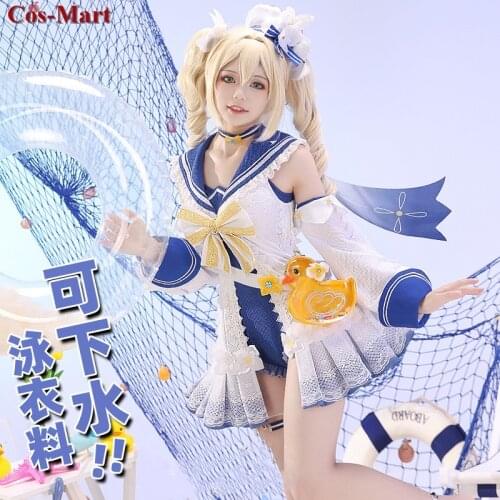 Game Genshin Impact Barbara Cosplay Costume High Quality Gorgeous Shining Kanadeai Swimsuit Activity Party Role Play Clothing