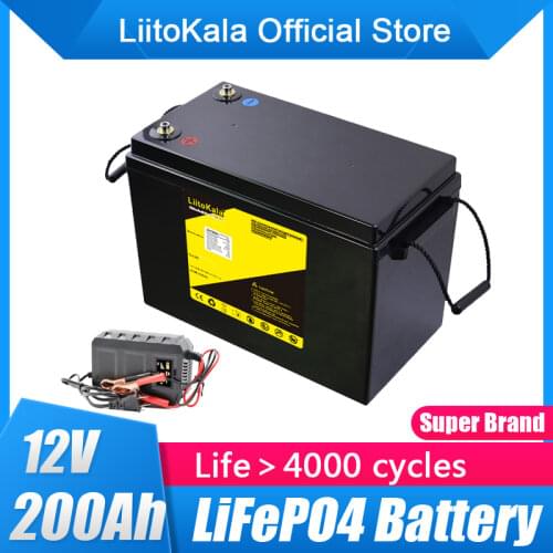 12V 200Ah 280Ah 300Ah LiFePO4 Battery Lithium Power Batteries For 12.8V RV Campers Golf Cart Off-Road Off-grid Solar Wind