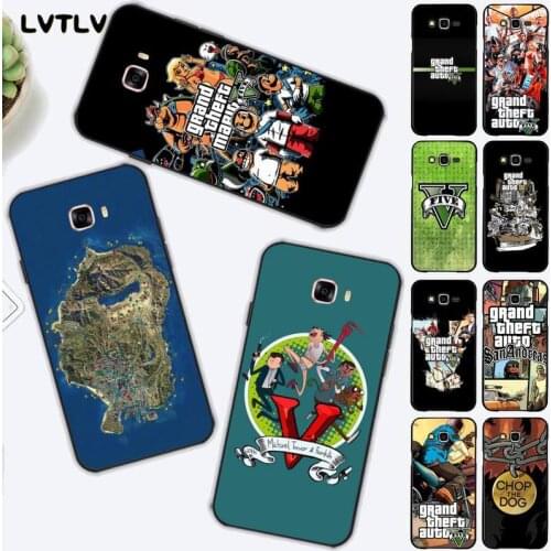 LVTLV Special Gta Grand Theft Auto 5 V San Andreas Phone Case for Samsung J6 J7 J2 J5 prime J4 J7 J8 2016 2017 2018 DUO core neo