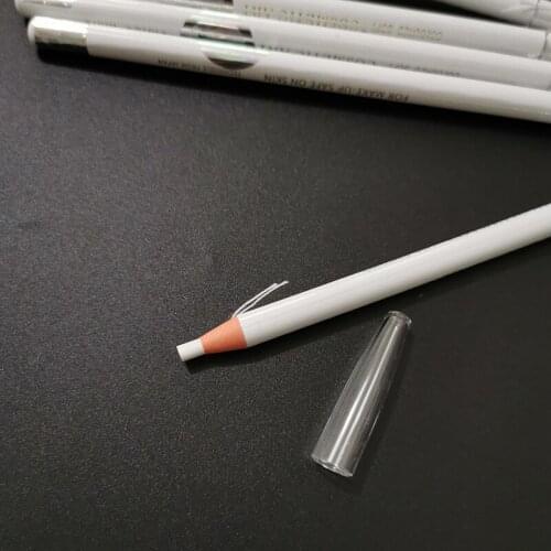 Microblading Eyebrow Pencil Surgical White Eyebrow Tattoo Skin Marker Pen Tattoo Marker Brow Pencil Positioning Accessories tool