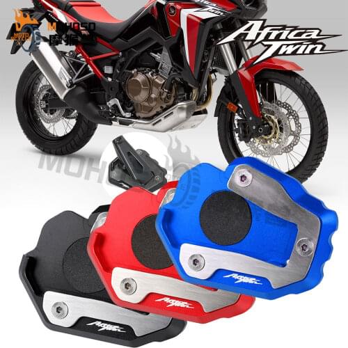 Motorcycle Kickstand Extension Foot Side Stand Enlarger Plate For Honda CRF1100L Africa Twin Adventure Sports ES/DCT 2020-2021