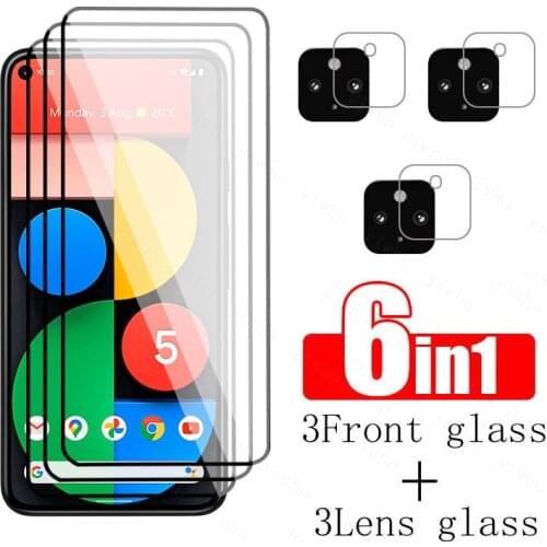 Full Cover Glass For Google Pixel 5 Silky safety Screen Protector On gogle Pixel5 pixe5 Tempered Protective Phone lens Film gals