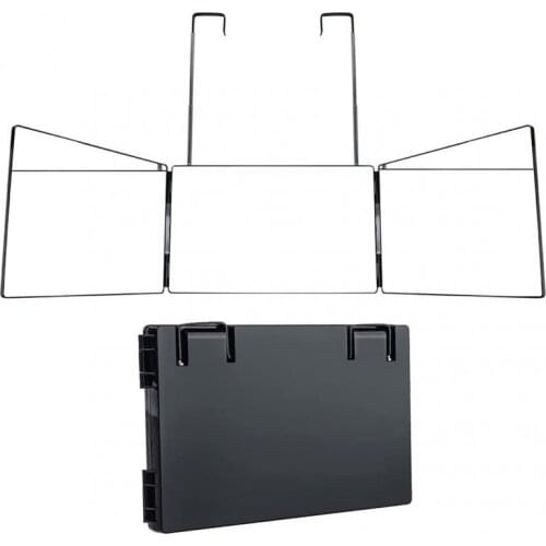 3 Way Mirror Adjustable Trifold Mirror Self Hair Cutting And Styling DIY Haircut Tool For home Magic Accessories Stage Mirrors