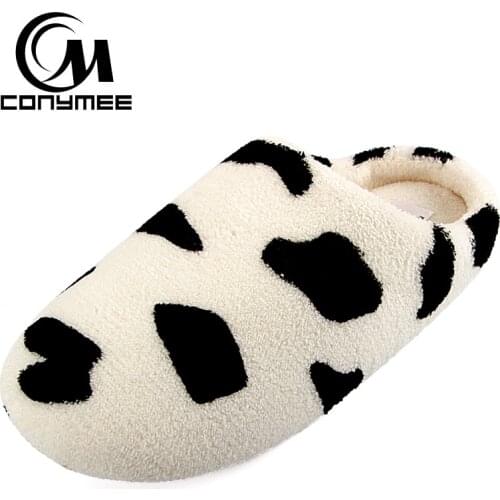 Home Slippers Women 2018 Big Size Flats Shoes Soft Velvet Indoor Warm Winter Slipper Woman Casual Cotton Pantufas Terlik Black