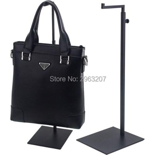 10pcs Black Adjustable Handbag Display Rack Metal Display Hanging Hooks Handbag Display Stand Bag Hanging Display
