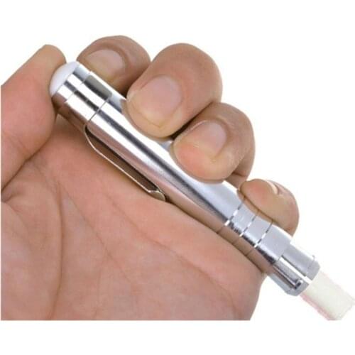 2 PCS Silver Aluminum alloy Chalk Keeper Holder