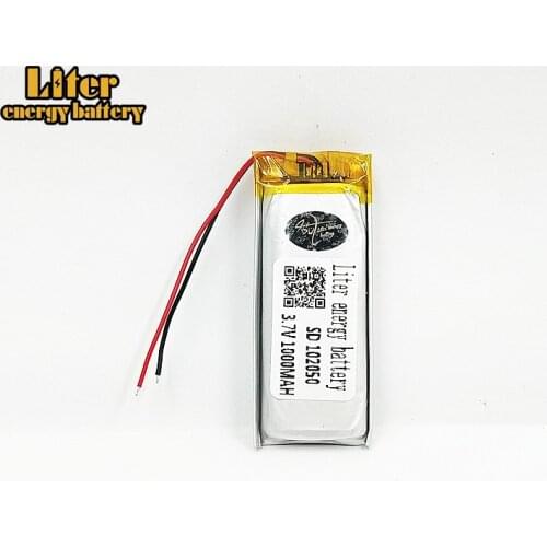 3.7V 102050 1000mAh lithium polymer lipo Rechargeable battery With PCB For MP3 MP4 GPS PDA BT Bluetooth Headset Speaker