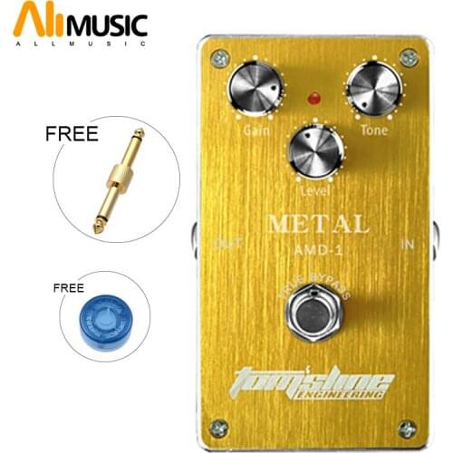 Aroma Tomsline Premium Effect Pedal AMD-1 Metal High Gain Pedal Free Connector
