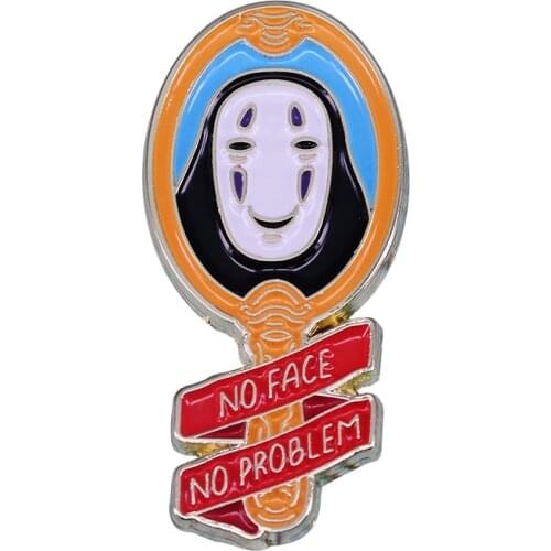No face mirror badge Studio Ghibli anime fans wonderful addition