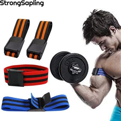 Bodybuilding Arm Blaster Leg Occlusion Blood Flow Restriction Training Resistance Bands Kaatsu Straps Gym Fitness Equipment