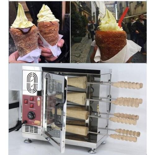 Free shipping Electrical chimney cone oven machine; Bread barbeque machine/chimney Waffle maker