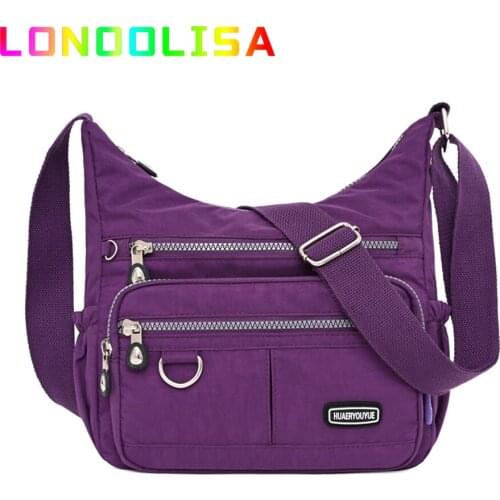 Fashion Waterproof Nylon Shoulder Bags for Women 2021 Female Light CrossBody Bag Ladies Messenger Bag New Purses and Handbags