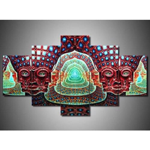 Framework Modular Pictures Modern On The Wall Art 5 Panel For Living Room Home Decor Abstract Painting On Canvas Drop Shipping