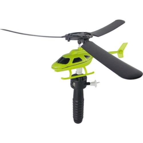 2020 New Toys Helicopters Fly Drawstring Pull Wires Helicopters Fly Freedom Drawstring Mini Plane Outdoor Games Childrens Gift