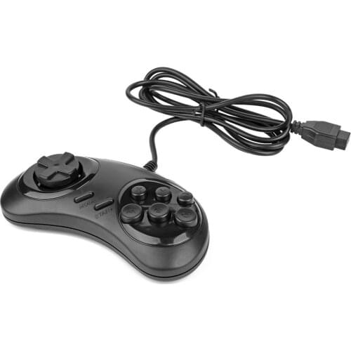 New 16 Bit Gamepad Wired Game Handle Controller Joystick Excellent Experience Gamepad Game Console for K1 K2 9-hole SEGA