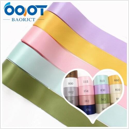 OOOT BAORJCT J-191018-D38mm 10yards 38mm Solid color polyester ribbon,DIY Wedding Party Table Anniversary Cake Flower Decoration